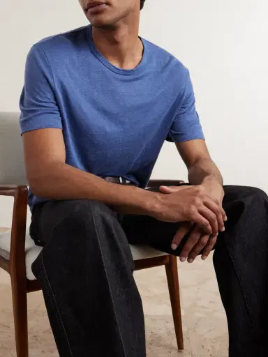 Hartford Linen-Jersey T-Shirt - Men | Thumbnail 5 Hartford Linen-Jersey T-Shirt - Men | Thumbnail 5