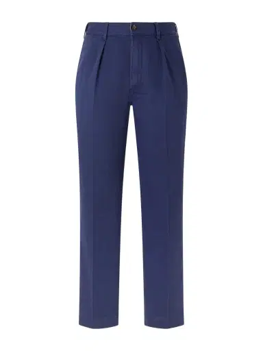 Drake's Games Straight-Leg Herringbone Cotton Suit Trousers - Men | Thumbnail 1