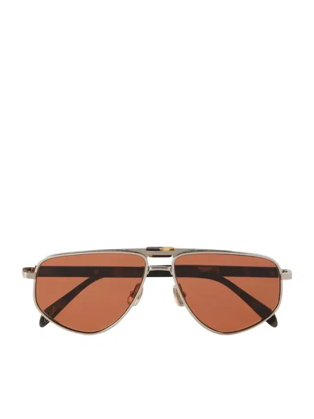 Brunello Cucinelli Aviator-Style Titanium Sunglasses - Men