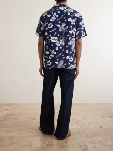 Hartford Palmito Camp-Collar Printed Shirt - Men | Thumbnail 4 Hartford Palmito Camp-Collar Printed Shirt - Men | Thumbnail 4