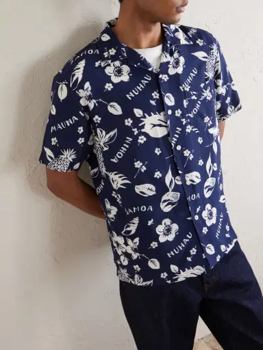 Hartford Palmito Camp-Collar Printed Shirt - Men | Thumbnail 5 Hartford Palmito Camp-Collar Printed Shirt - Men | Thumbnail 5