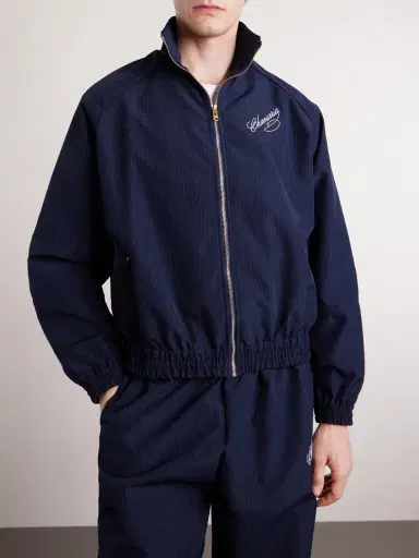 Willy Chavarria Ruff Rider Logo-Embroidered Shell Track Jacket - Men | Thumbnail 3 Willy Chavarria Ruff Rider Logo-Embroidered Shell Track Jacket - Men | Thumbnail 3