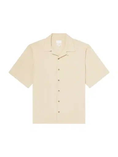 A.P.C. Jude Camp-Collar Organic Cotton and Linen-Blend Shirt - Men | Thumbnail 1
