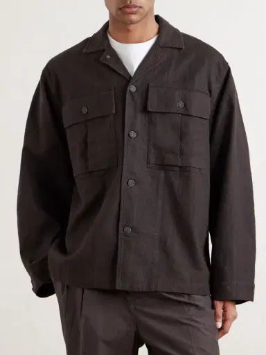 3sixteen M43 Linen Overshirt - Men | Thumbnail 3 3sixteen M43 Linen Overshirt - Men | Thumbnail 3