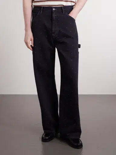 Needles Painter Straight-Leg Embroidered Jeans - Men | Thumbnail 3 Needles Painter Straight-Leg Embroidered Jeans - Men | Thumbnail 3