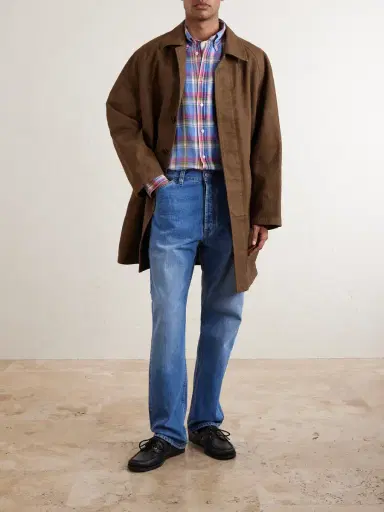Hartford Button-Down Collar Checked Linen and Cotton-Blend Shirt - Men | Thumbnail 2