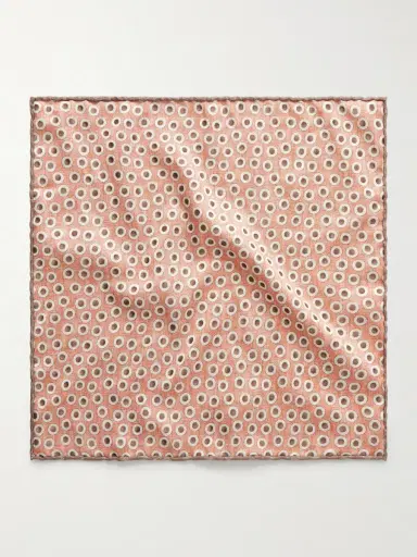 Brunello Cucinelli Polka-Dot Silk Pocket - Men | Thumbnail 3 Brunello Cucinelli Polka-Dot Silk Pocket - Men | Thumbnail 3
