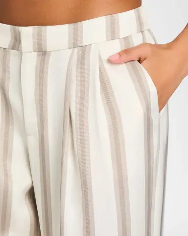 SEROYA Marlowe Striped Satin Pants | Thumbnail 5