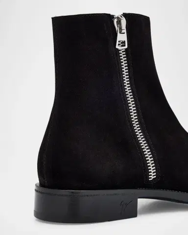 Giuseppe Zanotti Men's Sorrento Suede Ankle Boots | Thumbnail 2 Giuseppe Zanotti Men's Sorrento Suede Ankle Boots | Thumbnail 2