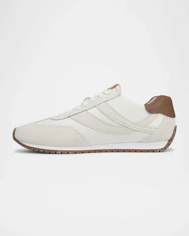 Vince Men's Oasis Low-Top Leather Runner Sneakers | Thumbnail 4