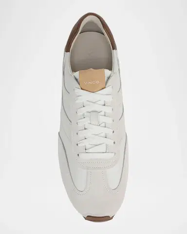 Vince Men's Oasis Low-Top Leather Runner Sneakers | Thumbnail 5