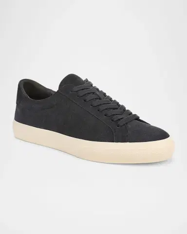 Vince Men's Fulton Low-Top Suede Sneakers | Thumbnail 2