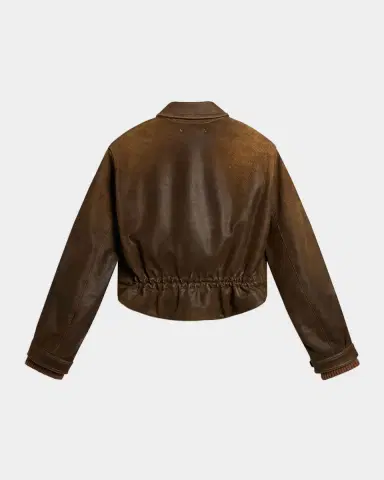 Golden Goose Journey Short Leather Jacket | Thumbnail 2