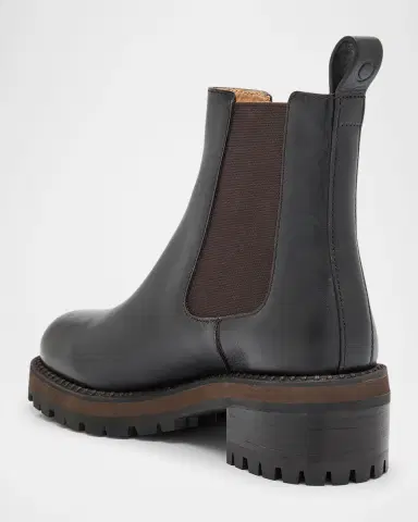 Odissì Faye Leather Lug-Sole Chelsea Booties | Thumbnail 2 Odissì Faye Leather Lug-Sole Chelsea Booties | Thumbnail 2
