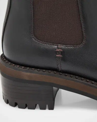 Odissì Faye Leather Lug-Sole Chelsea Booties | Thumbnail 3 Odissì Faye Leather Lug-Sole Chelsea Booties | Thumbnail 3