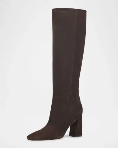 Marc Fisher LTD 80mm Yarli Suede Knee-High Boots | Thumbnail 2