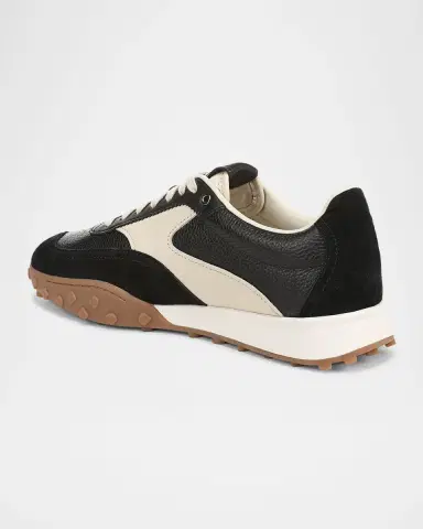 Vince Men 's Pallisades Pebbled Leather Runner Sneakers | Thumbnail 3 Vince Men 's Pallisades Pebbled Leather Runner Sneakers | Thumbnail 3