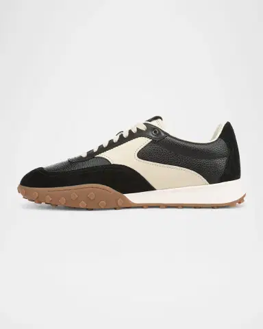 Vince Men 's Pallisades Pebbled Leather Runner Sneakers | Thumbnail 4 Vince Men 's Pallisades Pebbled Leather Runner Sneakers | Thumbnail 4