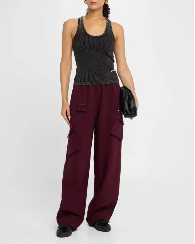 Ganni Heavy Rib Jersey Tank Top | Thumbnail 2