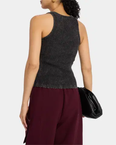 Ganni Heavy Rib Jersey Tank Top | Thumbnail 3