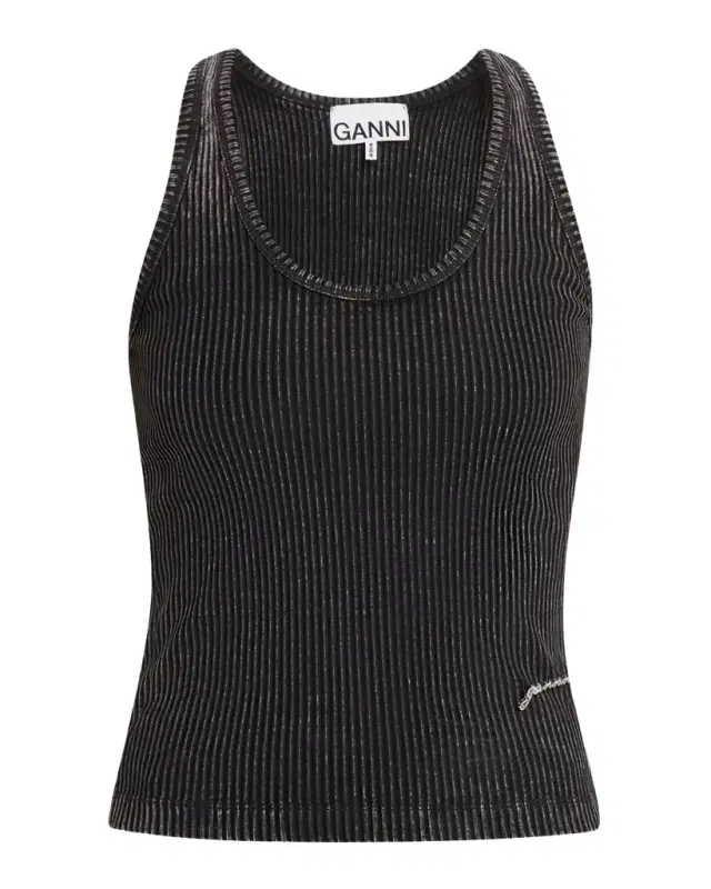 Heavy Rib Jersey Tank Top
