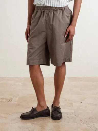 A Kind Of Guise Saleh Straight-Leg Cotton and Linen-Blend Drawstring Shorts - Men | Thumbnail 3