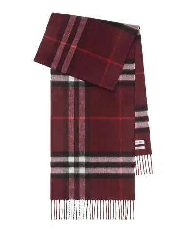 Burberry Men's Cashmere Giant Check Scarf | Thumbnail 1
