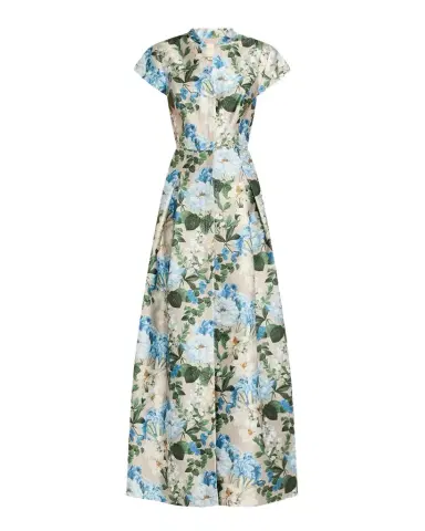 SACHIN & BABI Marta Pleated Floral-Print Mikado Gown | Thumbnail 1 SACHIN & BABI Marta Pleated Floral-Print Mikado Gown | Thumbnail 1