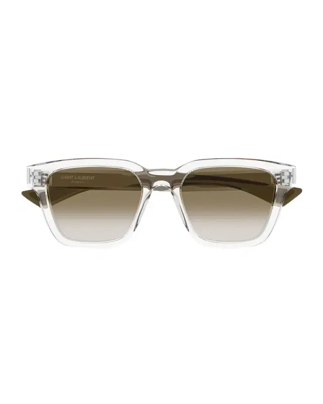 Saint Laurent Men 's Sl 790f Recycled Acetate Rectangle Sunglasses
