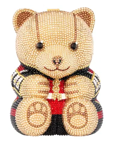 Judith Leiber Couture Albert Teddy Bear Crystal Clutch Bag | Thumbnail 1 Judith Leiber Couture Albert Teddy Bear Crystal Clutch Bag | Thumbnail 1