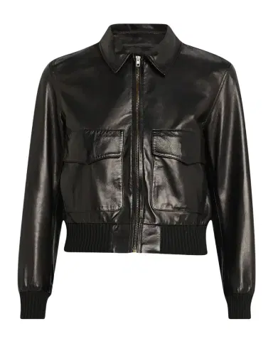 Nili Lotan Redley Leather Bomber Jacket | Thumbnail 1 Nili Lotan Redley Leather Bomber Jacket | Thumbnail 1