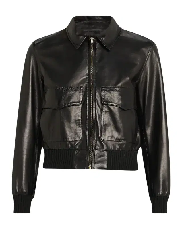 Redley Leather Bomber Jacket