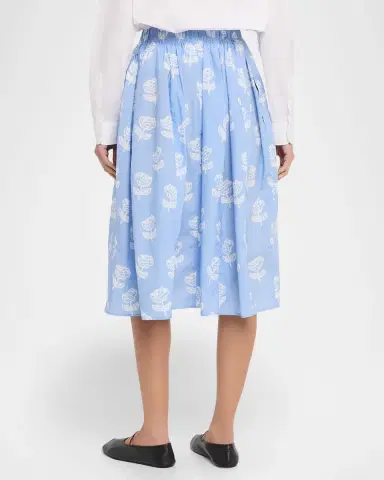 Marni Floral Cotton Midi Skirt | Thumbnail 3