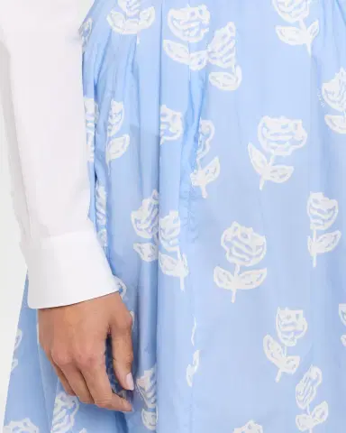 Marni Floral Cotton Midi Skirt | Thumbnail 5