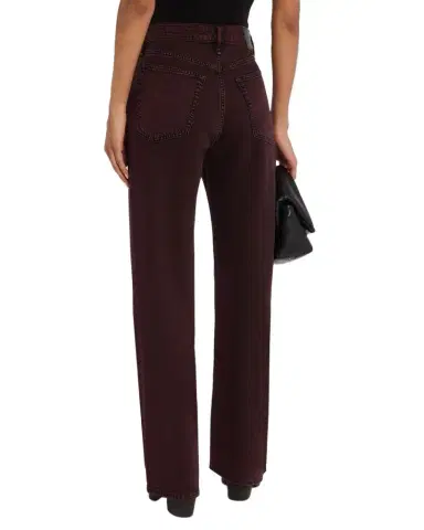 Rag & Bone Featherweight Logan Mid-Rise Wide Jeans | Thumbnail 1