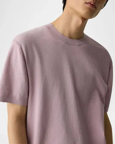 Theory Men 's Relaxed Short-Sleeve Crewneck Sweater | Thumbnail 5