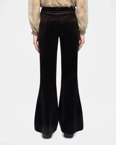 Zadig & Voltaire Prevy Velvet Flare Pants | Thumbnail 3 Zadig & Voltaire Prevy Velvet Flare Pants | Thumbnail 3