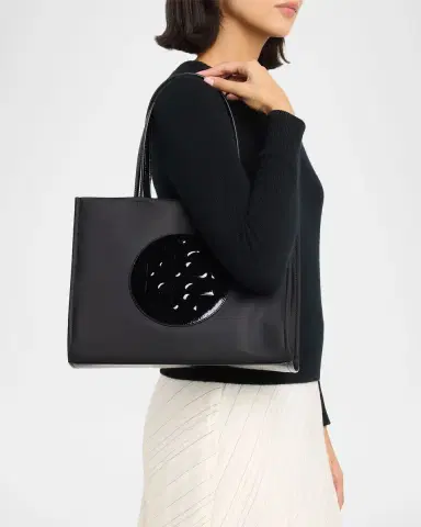 Tory Burch Ella Medium Patent Nylon Tote Bag | Thumbnail 2 Tory Burch Ella Medium Patent Nylon Tote Bag | Thumbnail 2