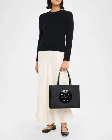 Tory Burch Ella Medium Patent Nylon Tote Bag | Thumbnail 5 Tory Burch Ella Medium Patent Nylon Tote Bag | Thumbnail 5
