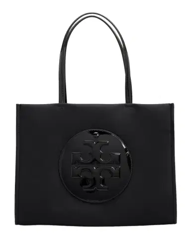 Tory Burch Ella Medium Patent Nylon Tote Bag | Thumbnail 1 Tory Burch Ella Medium Patent Nylon Tote Bag | Thumbnail 1