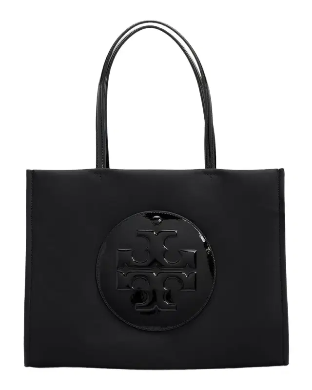 Tory Burch Ella Medium Patent Nylon Tote Bag