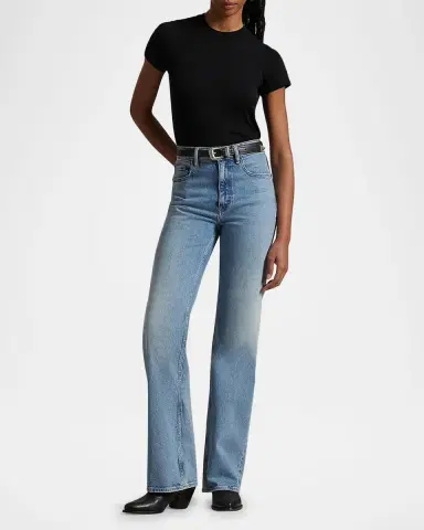 Polo Ralph Lauren Slim Fit Ribbed Cotton Tee | Thumbnail 2