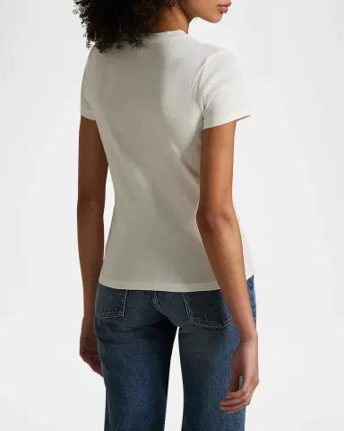 Polo Ralph Lauren Slim Fit Ribbed Cotton Tee | Thumbnail 3 Polo Ralph Lauren Slim Fit Ribbed Cotton Tee | Thumbnail 3