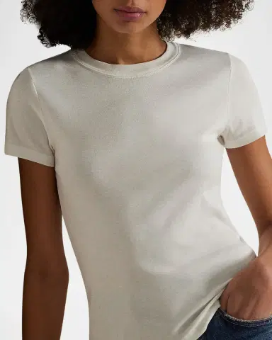 Polo Ralph Lauren Slim Fit Ribbed Cotton Tee | Thumbnail 5 Polo Ralph Lauren Slim Fit Ribbed Cotton Tee | Thumbnail 5