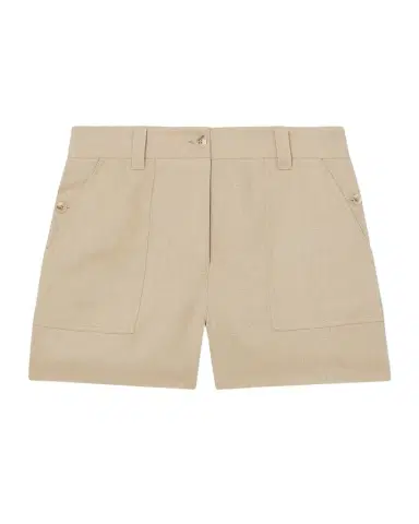 Reiss Ashby Wide-Leg Lightweight Linen Shorts | Thumbnail 1