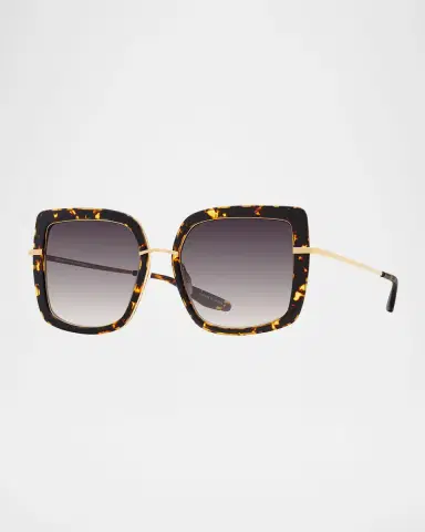 Barton Perreira Margret Square Acetate & Titanium Sunglasses | Thumbnail 2 Barton Perreira Margret Square Acetate & Titanium Sunglasses | Thumbnail 2