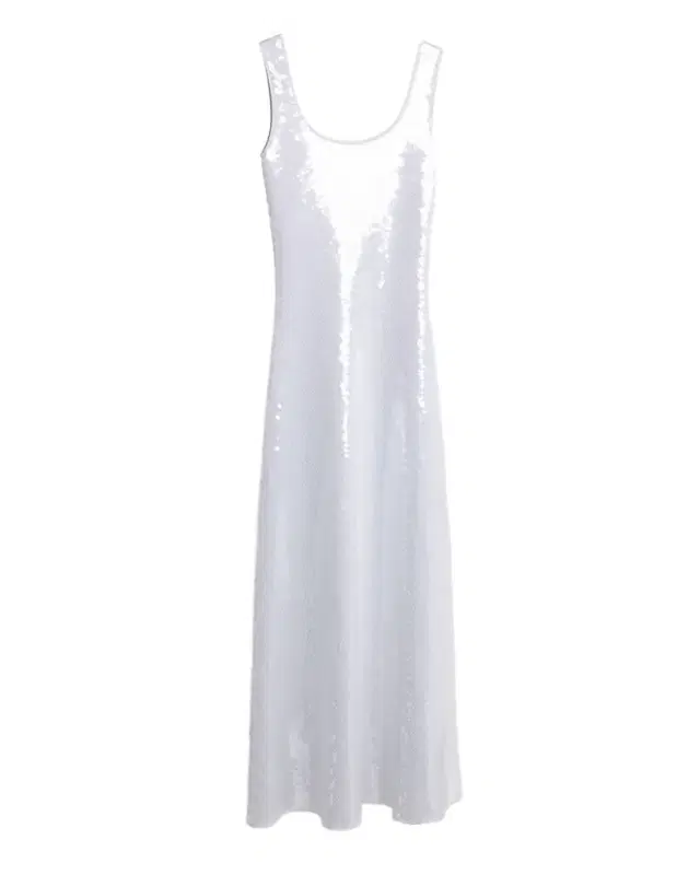 Sequined Scoop-Neck Dress