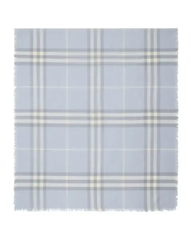 Giant Check Wool Scarf
