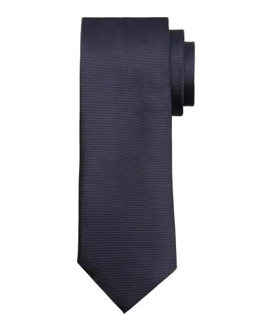 Canali Men's Solid Silk Twill Tie | Thumbnail 1