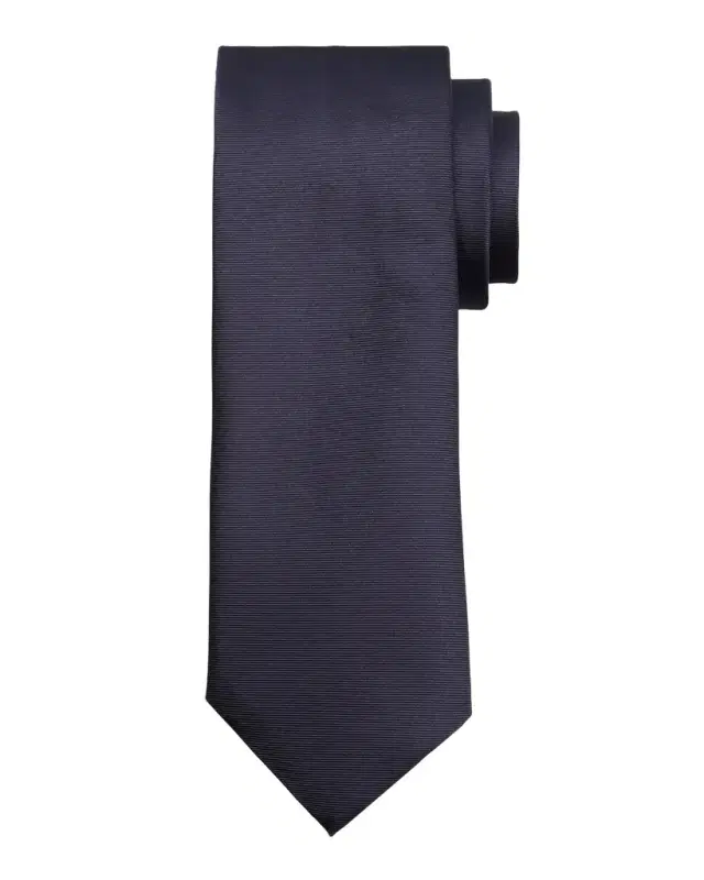 Men 's Solid Silk Twill Tie